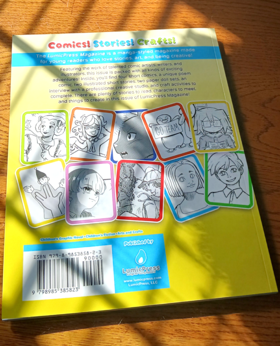 LumicPress Magazine, Issue #1 | A Kid-Friendly Manga for Kids Ages 8–12